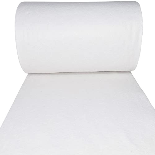 Spezialvlies für Dachabdichtung, Vlies für Flüssigkunststoff, 110 g/m2, 0,35x50m, Bauvliesstoff zur Armierung von Flüssigabdichtung, Polyestervlies