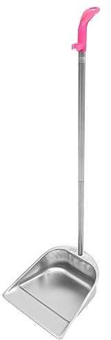 Paletta In Acciaio Inox Con Manico Lungo Paletta Verticale In Metallo Paletta Per La Spazzatura In Piedi Stand Up Pala Per Pulire Per Spazzare Il Cortile Del Garage Dell'ingresso