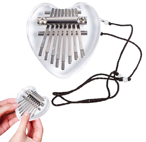 Mini Daumen Musikinstrument Kalimba Finger Klavier DaumenklavierMini-Kalimba mit 8 TastenMini Kalimba Piano Mini Fingerklavier Tragbare Kalimba Instrument Mini Kalimba Daumenklavier mit 8 Taste