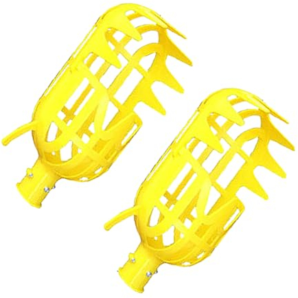 Parliky 2St Kirschpflücker einstellbar Beerenpflücker Mango pflücken Nussbaum Obstpflückgerät Obstpflücker Obstbaum Mutter große Nüsse Kommissionierwerkzeuge Kommissionierkorb