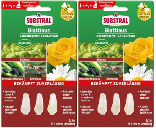2 X 9ml Substral®Blattlaus & Co Schädlingsfrei Careo Eco