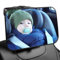 Maxentico Espejo Coche Bebe, Seguro Espejo Coche Bebe Asiento Trasero, Universal Espejo Retrovisor, Fácil Instalación Espejo Silla, Espejo Retrovisor Bebe con Correas Ajustables