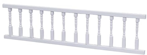 Abaodam 1:12 Balustrade de Poteau de Maison de poupée Toys Accessoire décoratif Toys for Accessoires Jouets pour bébés Meubles de Maison de poupée Jouets pour Enfants Bois Blanche