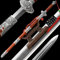 【Schönheit kalter Waffen】 Federstahl geschmiedetes Tai Chi Schwert,95cm chinesisches Schwert,natürlichem Palisanderholz Scheide,Handgefertigtes gerades Katana für Geschenke,Sammlungen,Ausstellungen