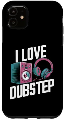 I Love Dubstep - Cuffie con altoparlante musicale Custodia per iPhone 11