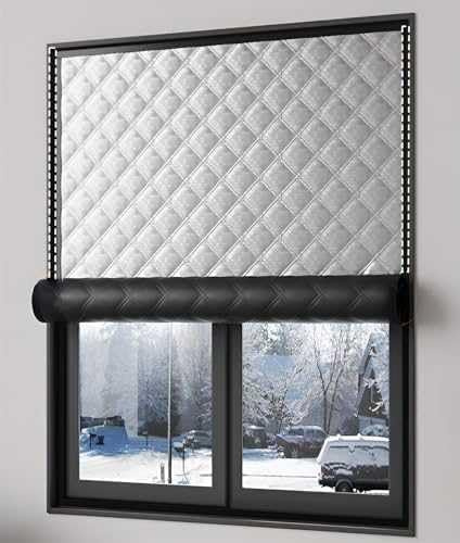 Window Thermo Cover, Window Insulation Sheet Kit for Draft Stoppers, Large Soundproof Blanket, Thermal Blackout Curtains Bedroom, Cover Panels, Cotton Shed Insulation(Size:150x120cm)