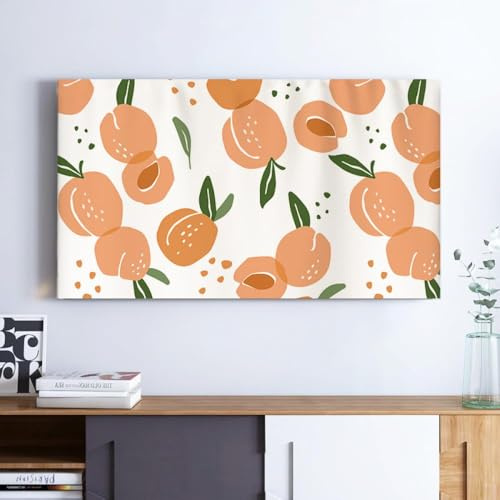 HSTANGKY Funda Antipolvo Para TV De Interior De 32-80 Pulgadas Protector De Pantalla De Tela Antipolvo Con Estampado De Dibujos Animados Para Televisores LCD Curvos-orange.||40-43inch