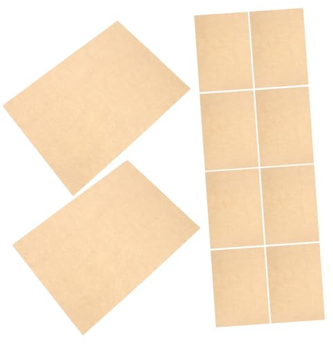WEKAMOS 50 Sheets A4 Vintage Parchment Writing Paper 90g Light Brown Letter Paper for Certificates and Diplomas