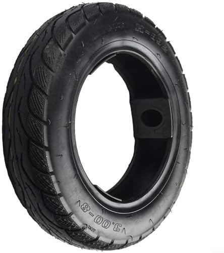 3.00-8 Tubeless Replacement Tire, All-Season Rubber Tires, Puncture-Proof for Electric Scooters, Mobility Scooters, Mini Motorcycles