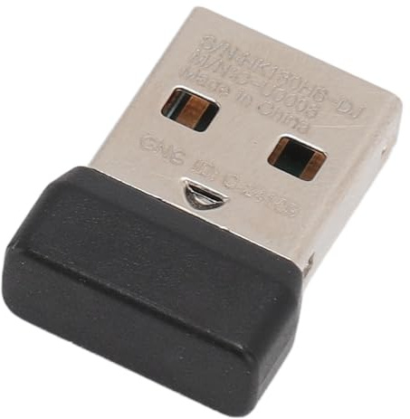 POENVFPO Receptor USB, Dongle Inalámbrico de Repuesto Plug and Play 2,4G Compatible con Teclados de Ratón de la Serie M K