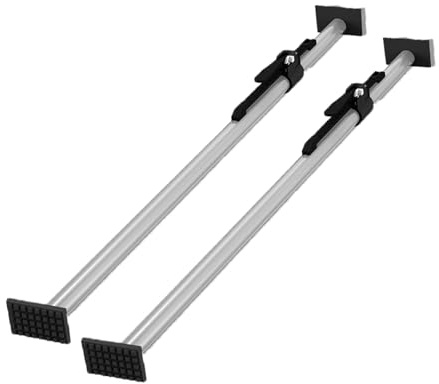 YCOVSFP Verstellbare, Ratschenartige Ladungssicherungsstange for Ladeflächen Von Pickups, Pfosten-Ladungssicherungsstange, for Anhänger/Pickups/SUVs/Sattelanhänger(152-190cm-2piece)