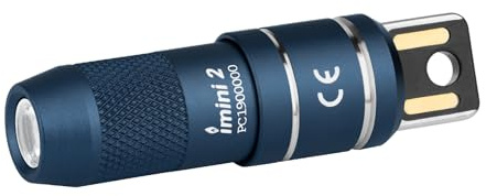OLIGHT imini 2 Keychain Rechargeable Small EDC Torch, Midnight Blue