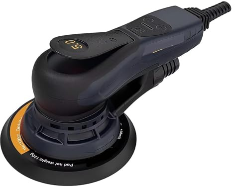 Pulidor, Lijadora orbital eléctrica de 350 W, máquina lijadora for carpintería, pulidora de carrocerías, motor sin escobillas, rectificadora