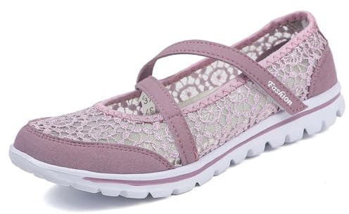 Générique Chaussures Respirantes pour Femmes, Nouvelles Chaussures de Printemps et d'été à Semelle Plate, Style étrier, Tendance et décontractées