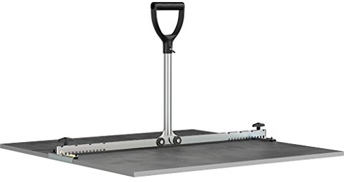 LANGFIT® Fliesenheber - Rückenfreundlich durch extra langen Griff - 50 bis 80cm - Für schmale Fugen ab 3mm - Schonend für Rücken und Hüfte - Made in Germany - MS-FH5080L