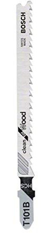 Bosch T 101 B Clean for Wood - Hoja de sierra de calar (25 unidades)