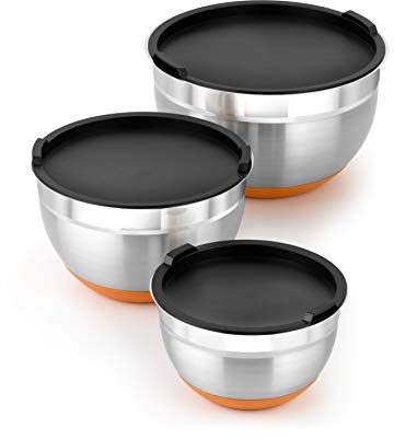 BRA Efficient - Set de 3 boles de acero inoxidable (12-16-20 cm), A273010