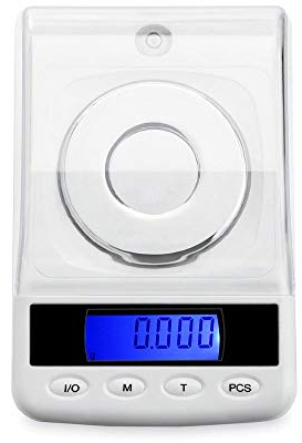 Balance de bijoux numérique de haute précision 0,001 g, balance d'analyse de laboratoire, balance électronique, rouge à lèvres doré, balance portable (100 g/0,001 g)