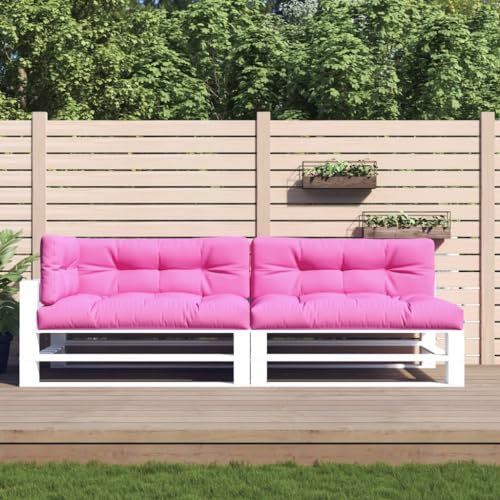 Annlera 5-TLG. Palettenkissen Rosa Stoff Palettenauflage Palettenkissen Set Auflagen FüR GartenmöBel Gartenauflagen Gartenkissen Pallettenmoebel Kissen Palettenkissen Outdoor