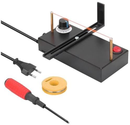 Ericetion Piccola Macchina Taglio a Caldo Macchina Taglio a Filo per Riscaldamento Elettrico Manuale Tagliatrice a Nastro Taglierina Termica Elettromeccanica a Corda Calda