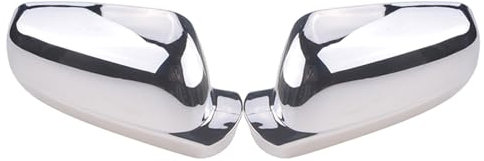 Auto Spiegelkappen Für Golf 4 Für MK4 Für Bora 1998 1999 2000 2001 2002 2003 2004 Rückspiegel Kappe Flügel Seite Spiegel Abckung Gehäuse Rückspiegel Abdeckung(Chrome Pair)