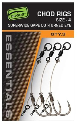 Fox Edges SWGO Chod Rigs - 3 Karpfenrigs