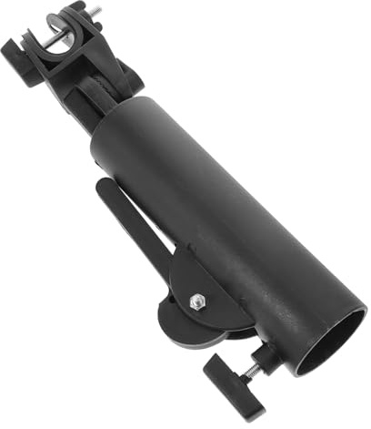 Happyyami Stand with Golf for Environments and for Suitable Cart Umbrella Stable Adjustable Holder Clamp Support Sturdy Abs Construction