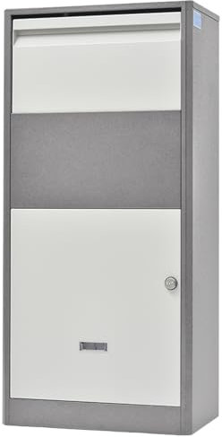 NQNFWCRJ Metal Mailbox with Combination Lock Standing Outdoor MailBoxes Water Proof Home Mailboxes with Shockproof Foam Padding Inside