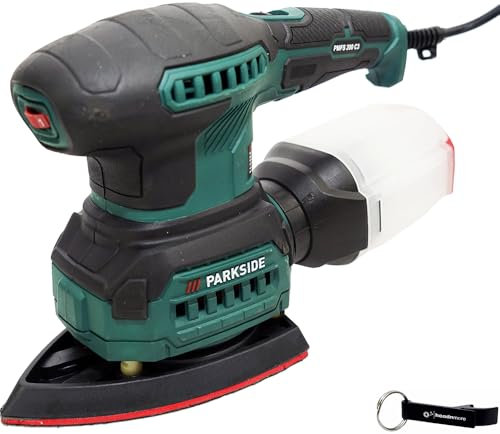 HEADNMORE® Bundle Parkside® - Smerigliatrice multifunzione 3 in 1 PMFS 200 + portachiavi HEADNMORE®