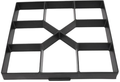 Moldes Para Cemento Molde de plástico for hacer caminos, reutilizable, for hormigón, cemento, piedra, ladrillo, diseño DIY, pavimentación manual, molde for aceras, herramienta de construcción for jard