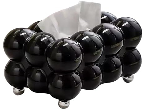 Taschentuchbox Bubble Perlmutt 10X13X19.5Cm Kreative Taschentuchbox PP Zuckerwatte Tissue Box Für Auto Badezimmer Wohnzimmer Schlafzimmer Tischplatte