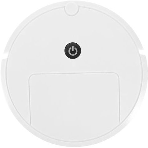 Ipetboom Robot Laveur de Sols Autonome Blanc Recharge Usb, Balai et Serpillère Électrique sans Fil, Nettoyage pour Maison, Accessoire de Nettoyage Pratique et Innovant