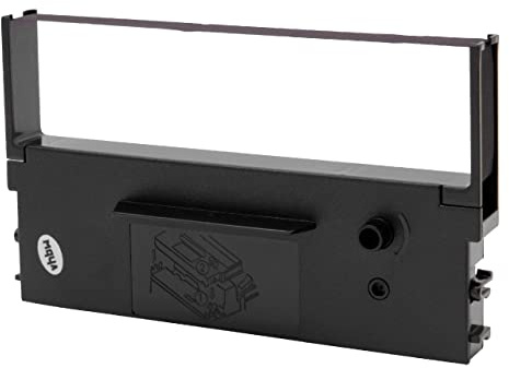 vhbw Farbband Schriftband kompatibel mit Sharp ER-A 440 | ER-A 450 S, ER-A 460 Bondrucker, Nadeldrucker schwarz