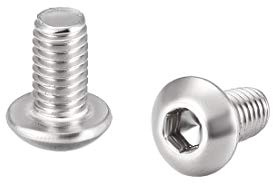 sourcing map 50 Stück Maschinenschrauben Innensechskant Rundkopfschrauben Schrauben Bolzen M3x6mm