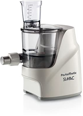 Simac 1582 Pastamatic, Macchina per Pasta Fatta in Casa, 220 W, 7 trafile diverse, Display Digitale, Accessori inclusi, Bianco