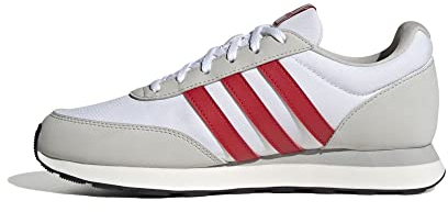 adidas Herren Run 60s 3.0 Shoes Schuhe, Cloud White/Better Scarlet/Grey One