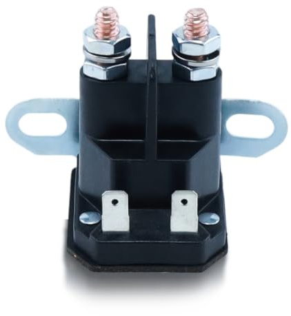 Haishine Solenoide di Avviamento, Relè Solenoide per Tosaerba 12V per John Deere AM133094, MTD 725-04439 Sostituire 862-1211-211-16 725-04439