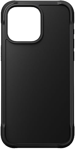 NOMAD Rugged Case | für iPhone 15 Pro Max | Schutzhülle aus Polycarbonat mit TPU-Bumper | Matte PET-Rückseite | MagSafe-kompatibel | Shadow