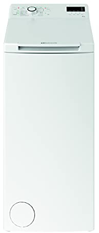 Bauknecht WMT Zen 612 B SD Toplader-Waschmaschine/6 kg/1200 UpM/ZEN/Vollwasserschutz/Automatische Trommelpositionierung/SoftOpening/15° Green&Clean/Kurz 30/Aqua Saver/Extra Spülen/Startzeitvorwahl