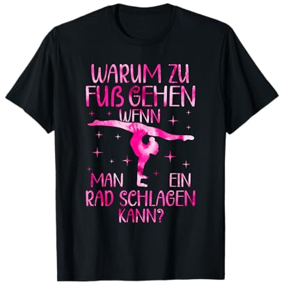 Akrobatik Geräteturnen Gymnastik Mädchen Turnerin Turnen T-Shirt