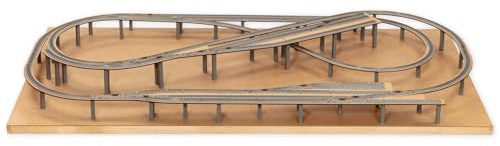 Noch 53705 Easy-Track Escala N 1:160 Modelo de Construcción modelismo ferroviario maqueta de Madera 200 x 100 cm para Trenes electricos