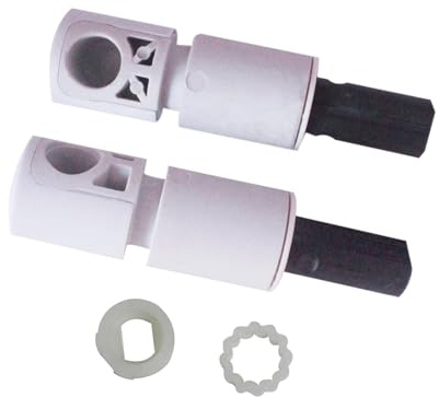 Close Toilet Seat Rotary Damper Compatible with Duravit Slim Lid, Replacement Soft Close Damper Seat for Seat and Cover