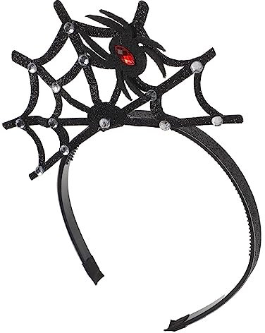 Beaupretty Bühne zeigt Kopfschmuck halloween haarschmuck halloween haarreif Verkleidung Kopfband Spinnennetz -Haare Dekorationen Cosplay-Haare tragen Party-Haarreifen Stoff