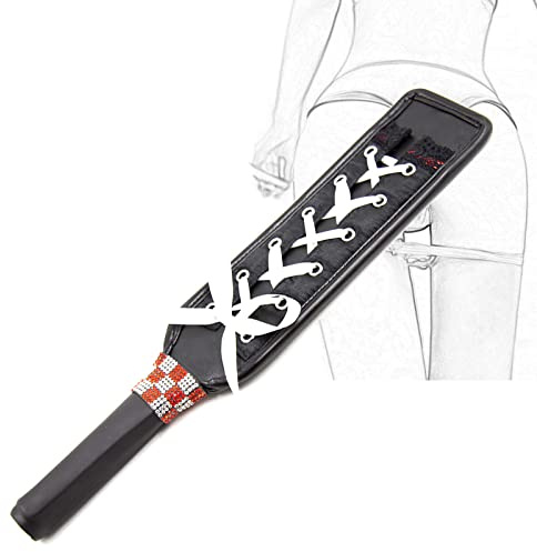 TRQOYTU Látigo De Paleta SM, Azotador Erótico, Bondage, Paleta De Cuero Para Azotes, Juego De Rol De Cosplay, Fetiche, Juguete Sexual Para Mujeres, Hombres Y Parejas Extremas