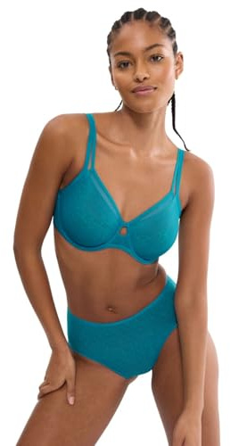 Triumph - Signature Sheer W01 - Reggiseno minimizzatore, Arizona Blue, 5FF
