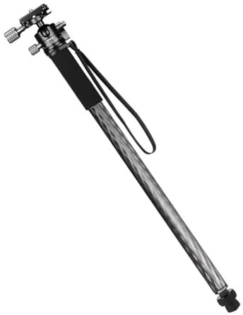 jebyltd Monopode PTZ pour Caméras 4 Sections Hauteur Réglable Facile À Utiliser Bâton De Marche Multifonctionnel Lumineux Monopode PTZ pour L'extérieur
