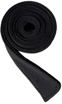 Baoblaze Taillengürtel Zum Binden Als Klassischer Bindegürtel Und Stoffgürtel für Damen Zweiseitiger Trenchcoatgürtel Aus Wollmaterial Zur Veredelung von Mänte, Schwarz, Universal-