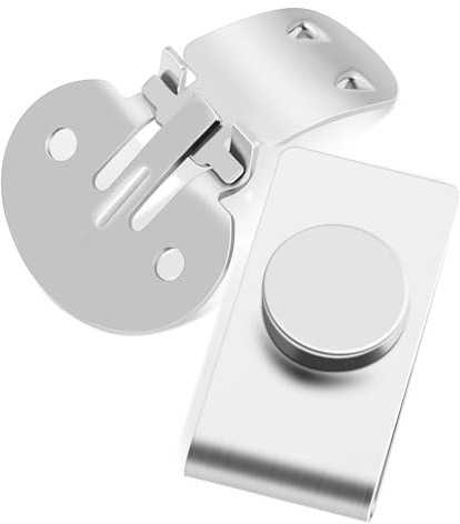 LIGIGWASH Magnetischer Krawattenhalter aus Edelstahl Robuster Magnetclip für Herren Einfaches Fixieren Minimalistisches Design für Business und Hochzeit Krawattenzubehör