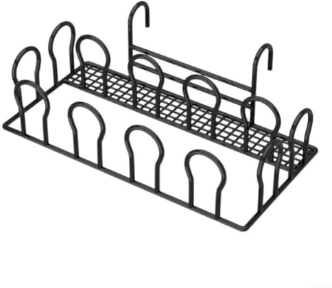 Secador de zapatos de ventana de metal para colgar ventilación de balcón, estante de secado rápido, color negro, 40 cm
