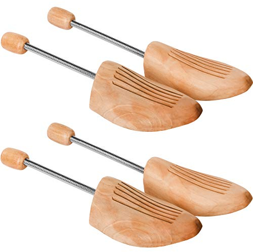 TecTake 800594-2 Paia Tendiscarpe, Pregiato Legno di Loto, Universale per Scarpe da Donna e da Uomo - Disponibili in diverse Misure (39-41 | No. 403017)